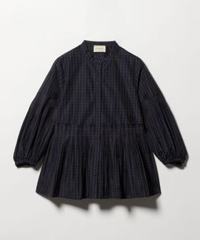 UNITED ARROWS/ギンガムチェック フラワー ジャガード ブラウス ‐ウォッシャブル‐/シャツ / ブラウス