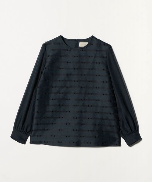 UNITED ARROWS/リボン カットジャガード ブラウス/シャツ / ブラウス