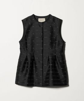 UNITED ARROWS/リボン カットジャガード ベスト/ベスト