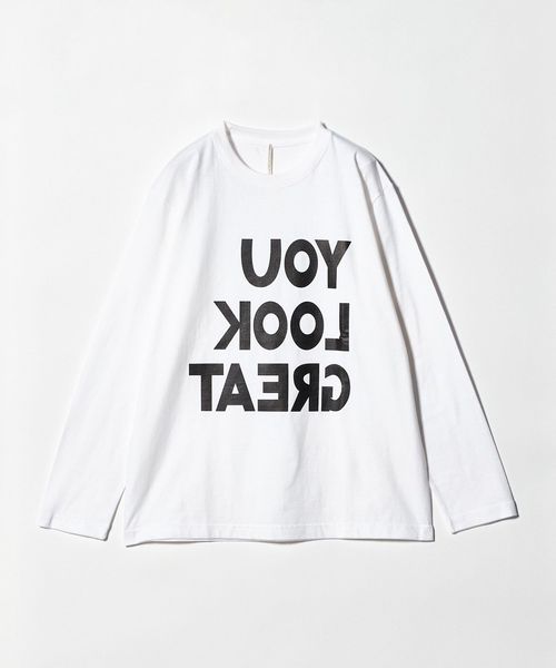 m's braque/【別注】＜m’s braque＞YOU LOOK GREAT Tシャツ/Tシャツ / カットソー