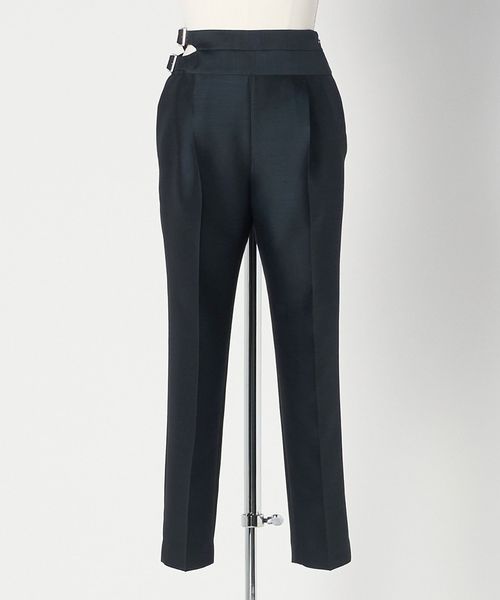 UNITED ARROWS/ダブルベルト テーパードパンツ/スラックス