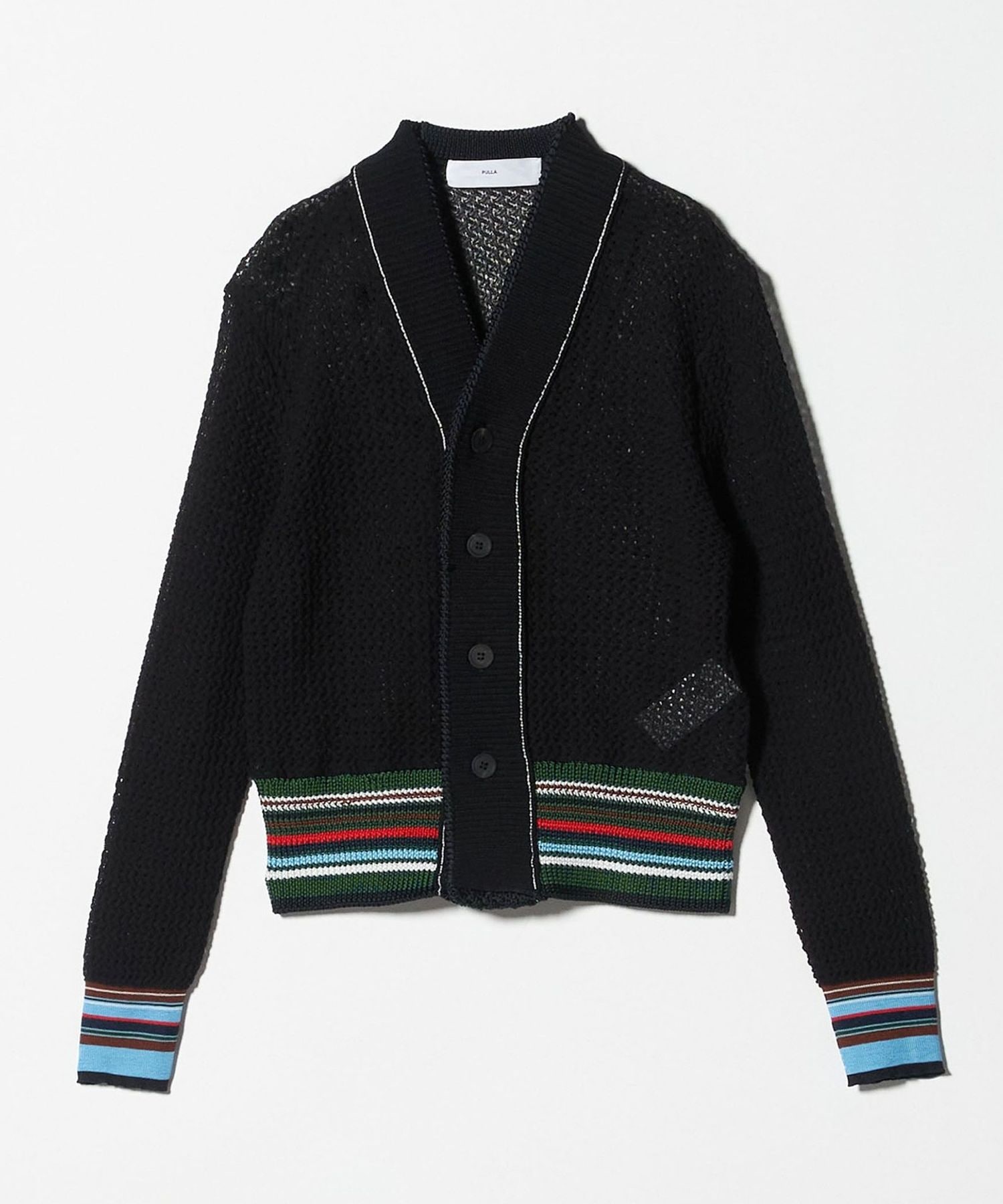 TOGA PULLA カーディガン TOGA PULLA＞レース ニットカーディガン