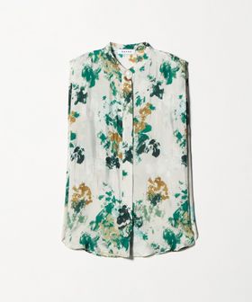 SACRA/＜SACRA＞フローラプリント ノースリーブブラウス/シャツ / ブラウス