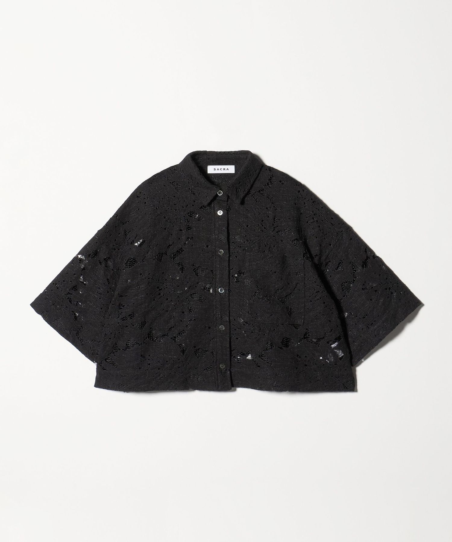 SACRA＞レース シャツブラウス