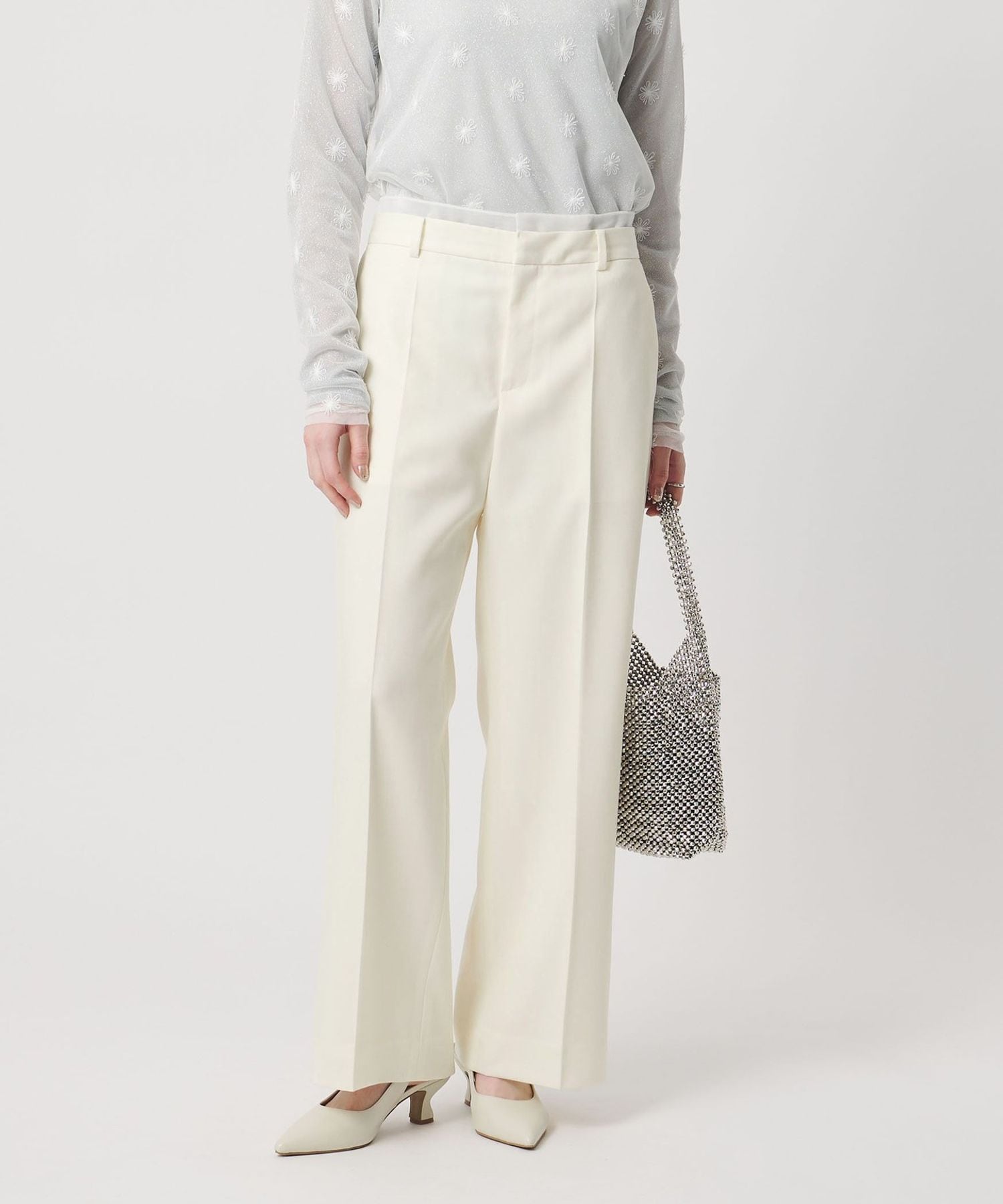 オーガンジー コンビ パンツ