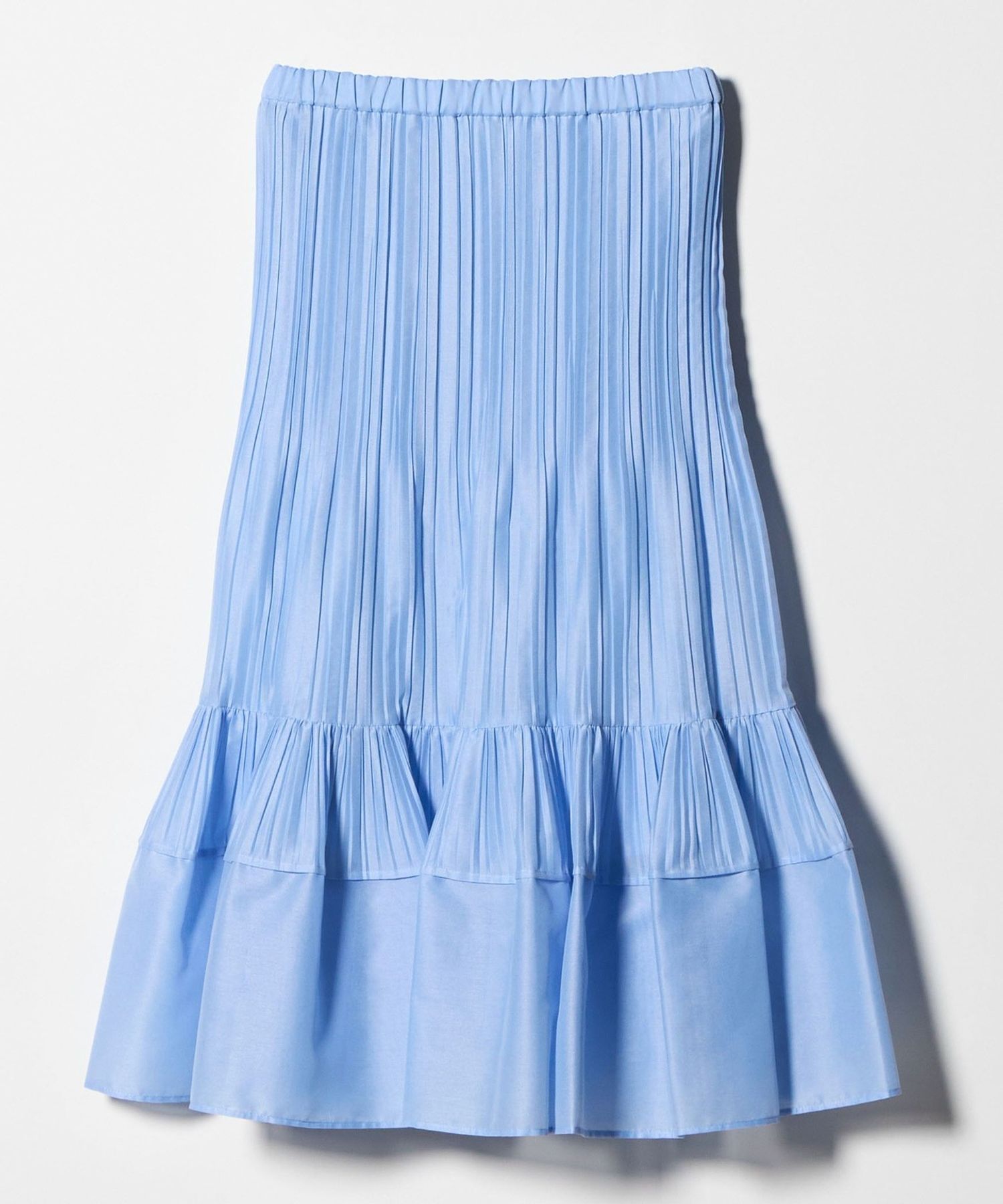 オーガンジー コンスト プリーツスカート