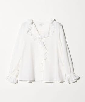 UNITED ARROWS/フリルカラー 2WAY ブラウス ‐ウォッシャブル‐/シャツ / ブラウス