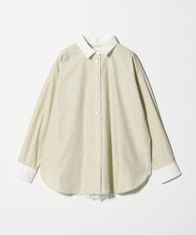 MUVEIL/＜MUVEIL＞レターエンブロイダリー シャツ/シャツ / ブラウス