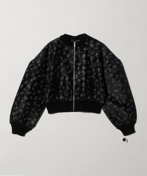 MUVEIL/＜MUVEIL＞フラワー シアー ブルゾン/その他コート / ブルゾン