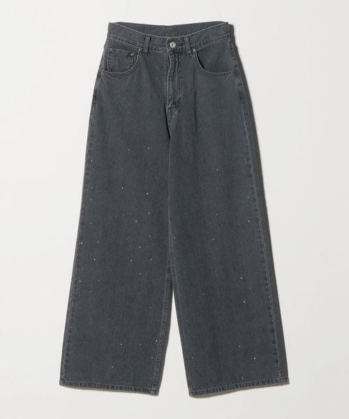 MUVEIL/＜MUVEIL＞バックリボン デニムパンツ MD.GRAY/デニムパンツ