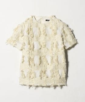 M・fil/＜M・fil＞ラメ ジャガード ショートスリーブ ブラウス/シャツ / ブラウス