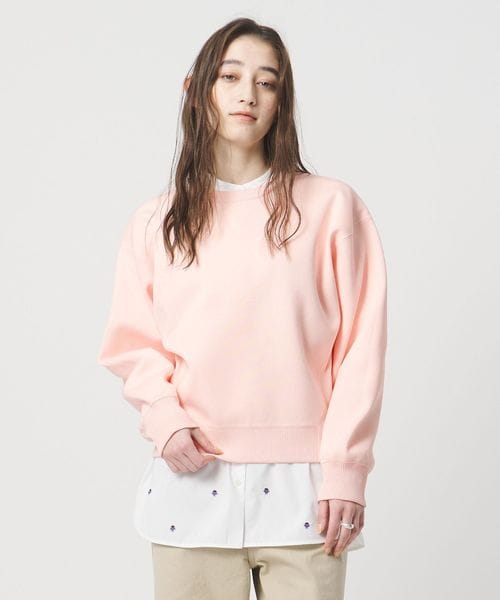UNITED ARROWS/スウェットライク クルーネックニット ‐ウォッシャブル‐/ニット / セーター