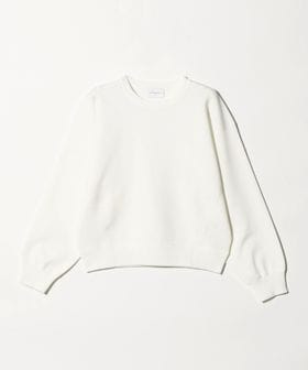 UNITED ARROWS/スウェットライク クルーネックニット ‐ウォッシャブル‐/ニット / セーター