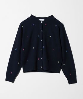UNITED ARROWS/フラワー エンブロイダリー カーディガン/カーディガン / ボレロ