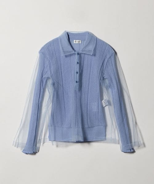 Chika Kisada/＜Chika Kisada＞シアー コンビ ニット/ニット / セーター