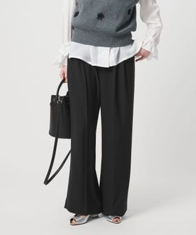 UNITED ARROWS/P 2タック ワイドパンツ ‐ウォッシャブル‐/スラックス