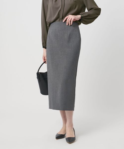 UNITED ARROWS/ダブルクロス タイトスカート ‐ストレッチ ウォッシャブル‐/ミモレ / ロング