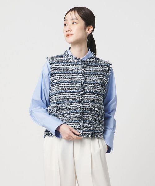 UNITED ARROWS/カラーミックス ツイードライク ベスト/ニット / セーター