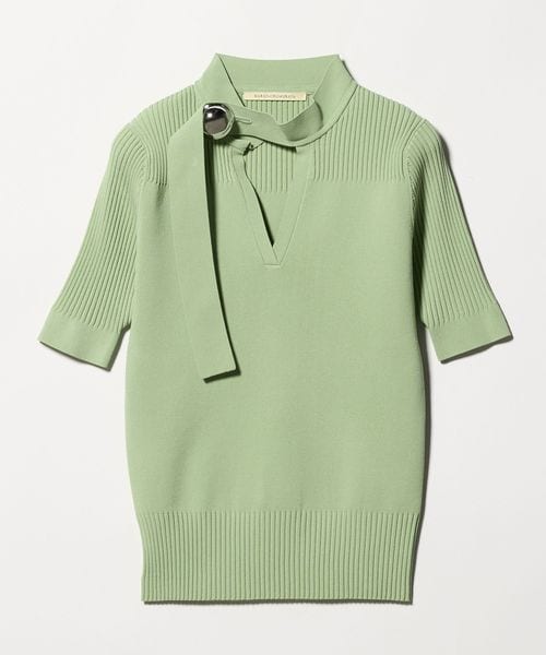 HARUNOBUMURATA/＜HARUNOBU MURATA＞NAMIE ボタン スキッパー ニット/ニット / セーター