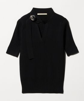 HARUNOBUMURATA/＜HARUNOBU MURATA＞NAMIE ボタン スキッパー ニット/ニット / セーター