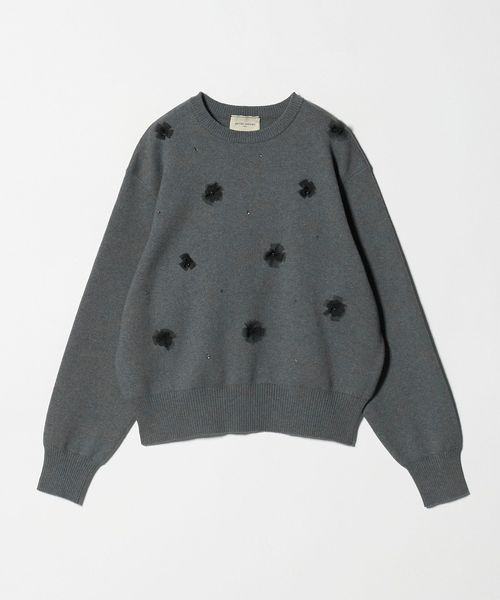 UNITED ARROWS/3D ビジュー プルオーバーニット/ニット / セーター