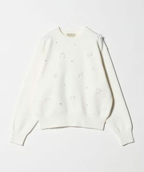 UNITED ARROWS/3D ビジュー プルオーバーニット/ニット / セーター