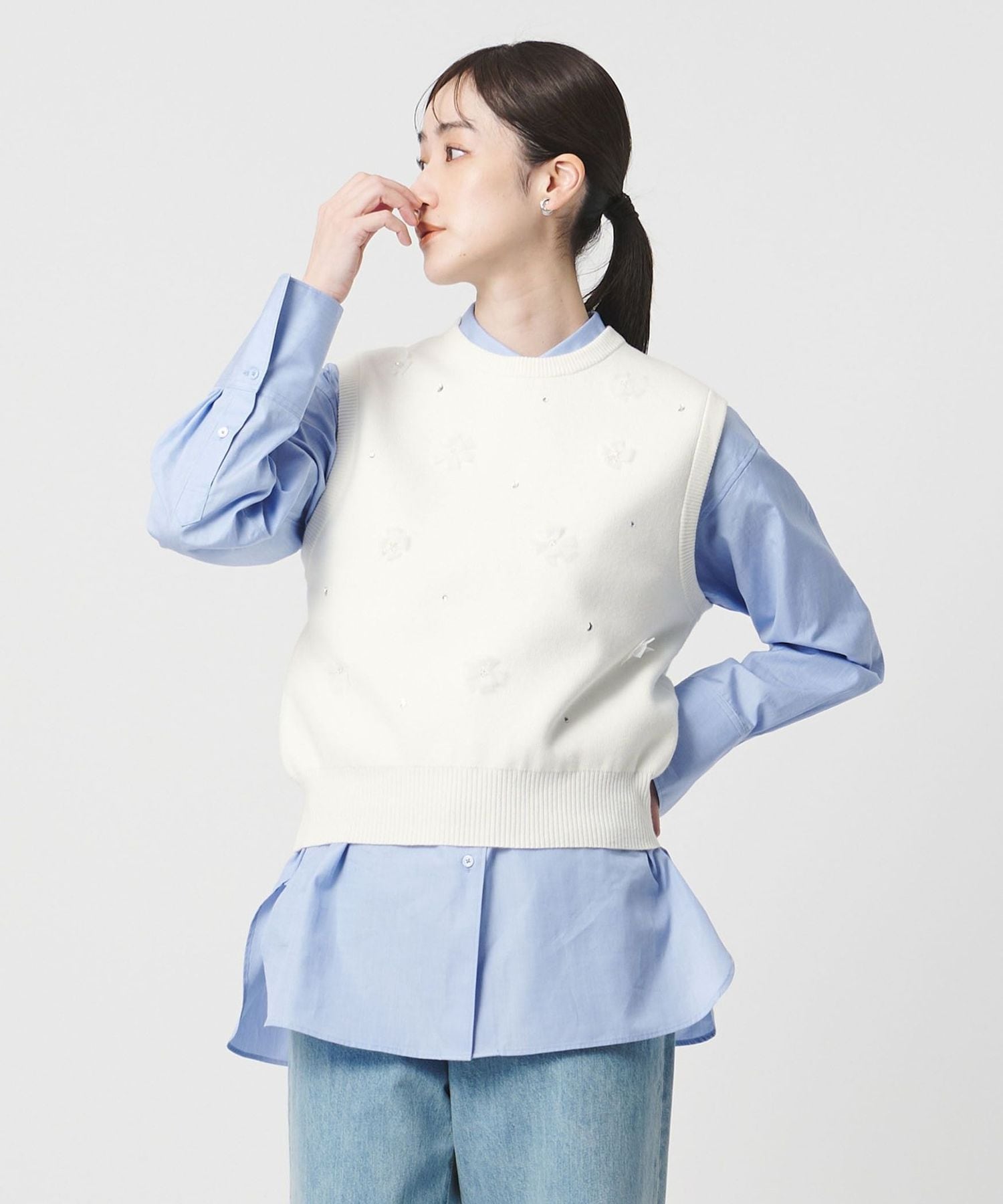 3D ビジュー ベスト