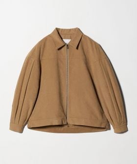 VACHEMENT/＜VACHEMENT＞レザーライク ジップ ブルゾン/その他コート / ブルゾン