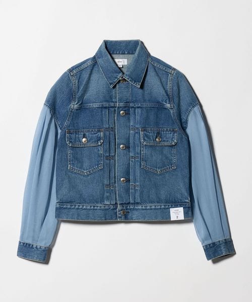HYKE/＜HYKE＞バルーン スリーブ デニムジャケット/デニムジャケット