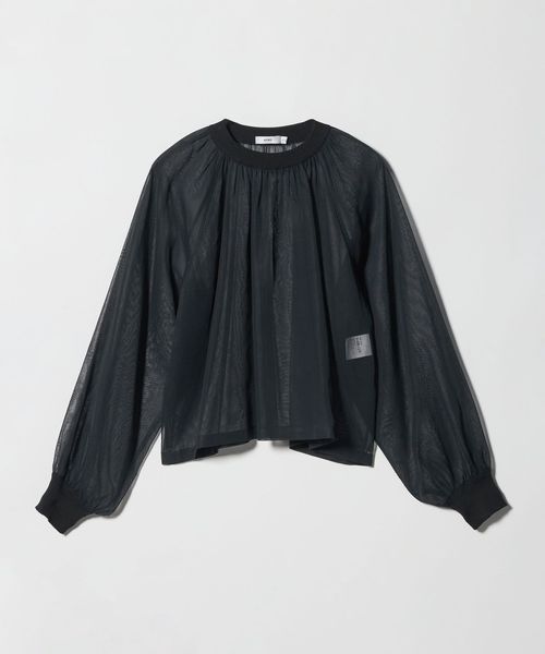 HYKE/＜HYKE＞コットン ボイル シアー ブラウス/シャツ / ブラウス