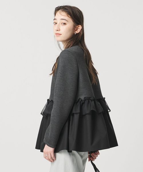 UNITED ARROWS/ペプラムフリル カットソー/Tシャツ / カットソー