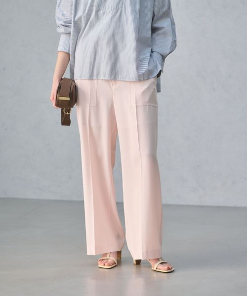 UNITED ARROWS/アセテートポリエステル ベイカーパンツ/その他パンツ