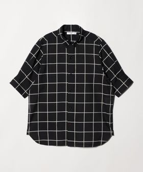 HYKE/＜HYKE＞シアー チェック ショートスリーブ シャツ/シャツ / ブラウス