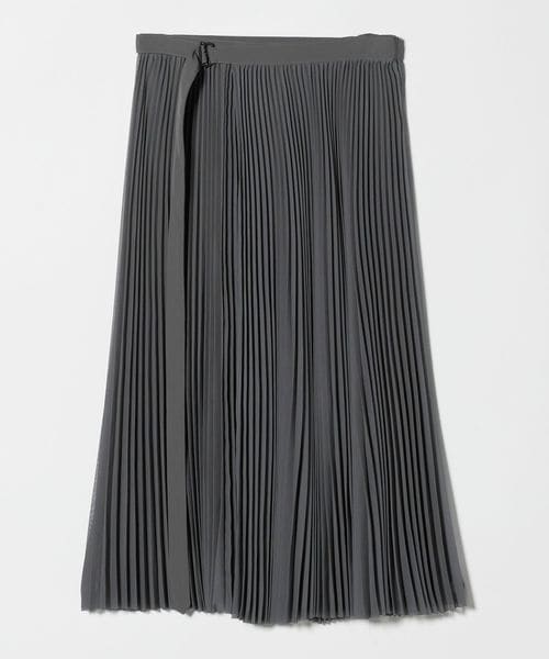 HYKE/＜HYKE＞シアー プリーツ ラップスカート/ミモレ / ロング