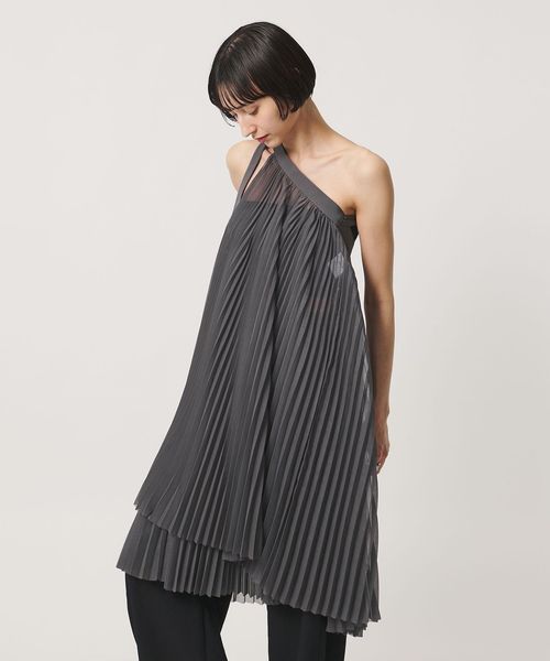 HYKE/＜HYKE＞シアー プリーツ ラップスカート/ミモレ / ロング
