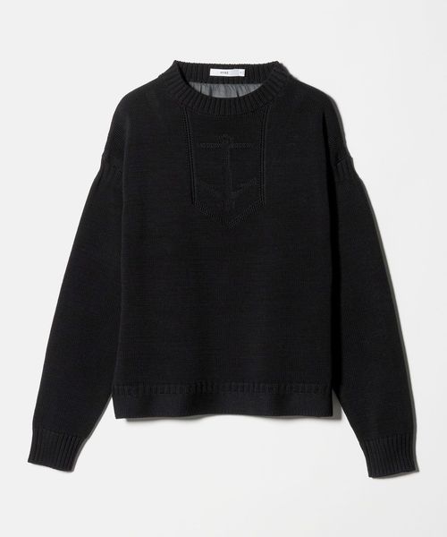 HYKE/＜HYKE＞GUERNSEY シアー ニット/ニット / セーター