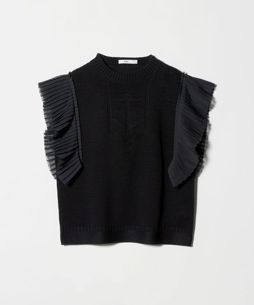 HYKE/＜HYKE＞GUERNSEY プリーツ ニット/ニット / セーター