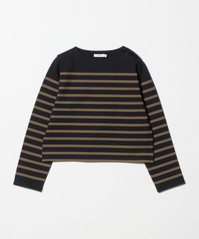 HYKE/＜HYKE＞クロップド バスクシャツ/Tシャツ / カットソー