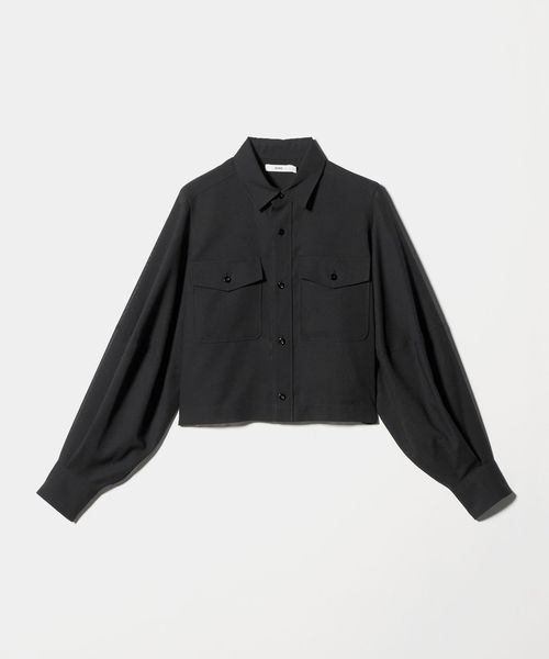 HYKE/＜HYKE＞バルーンスリーブ クロップド シャツ/シャツ / ブラウス