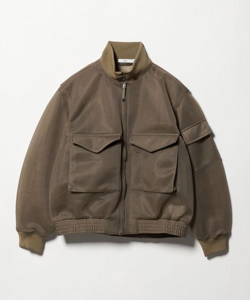 HYKE/＜HYKE＞シアー ウェップ ジャケット/ミリタリージャケット