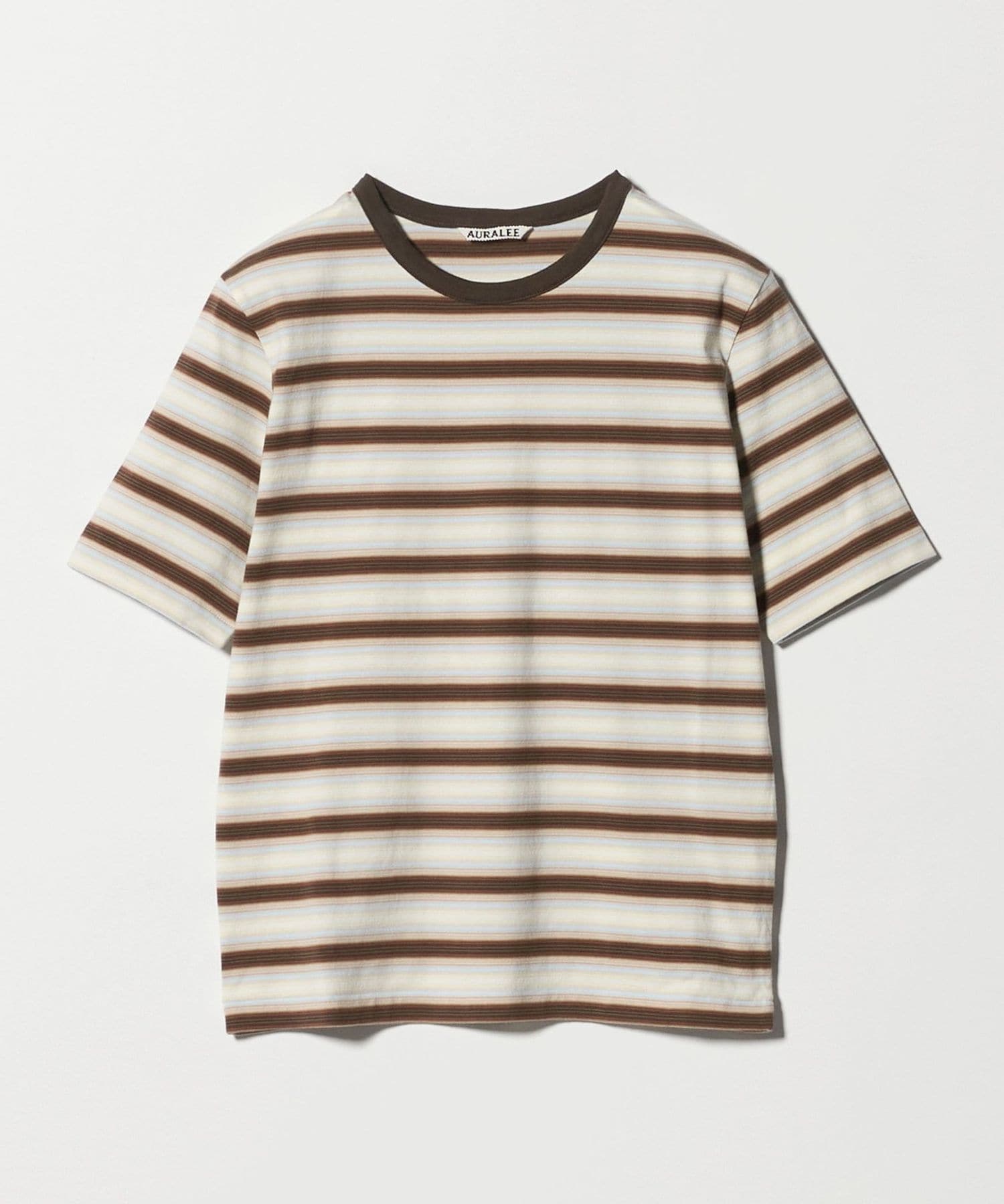 AURALEE＞ボーダー Tシャツ