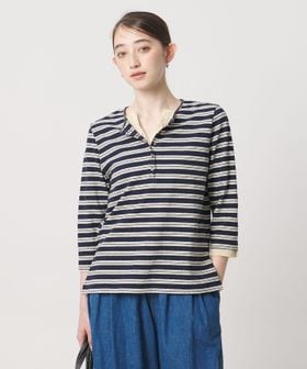 PROTAGONISTA/【別注】＜PROTAGONISTA＞レイヤード ボーダー カットソー ‐united LOVE project 2026/Tシャツ / カットソー