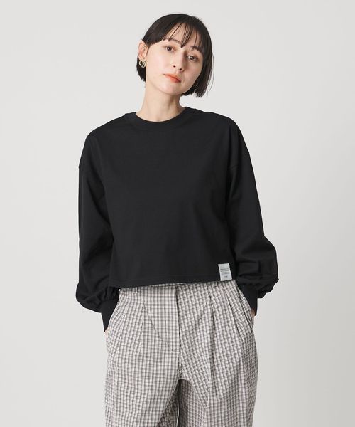 HYKE/＜HYKE＞クロップド ロングスリーブ カットソー/Tシャツ / カットソー