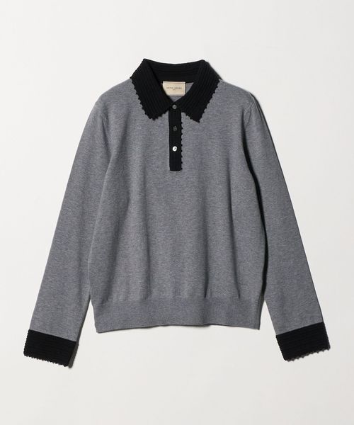 UNITED ARROWS/クロシェ ポロニット ‐ウォッシャブル‐/ニット / セーター