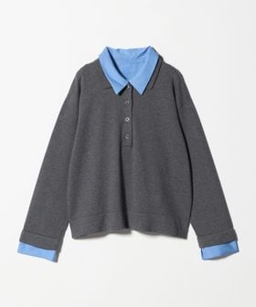UNITED ARROWS/4WAY シャツコンビ ポロニット ‐ウォッシャブル‐/ニット / セーター