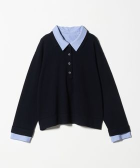 UNITED ARROWS/4WAY シャツコンビ ポロニット ‐ウォッシャブル‐/ニット / セーター