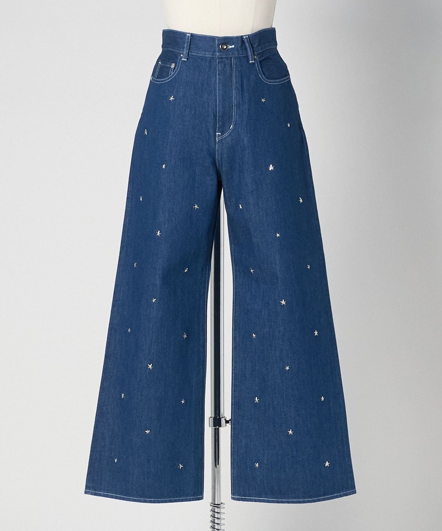 スター ストレート デニムパンツ