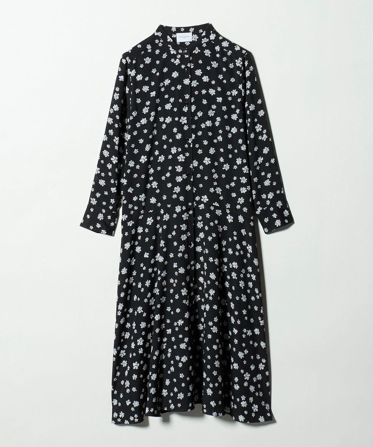 プリント シャツワンピース ‐ウォッシャブル‐