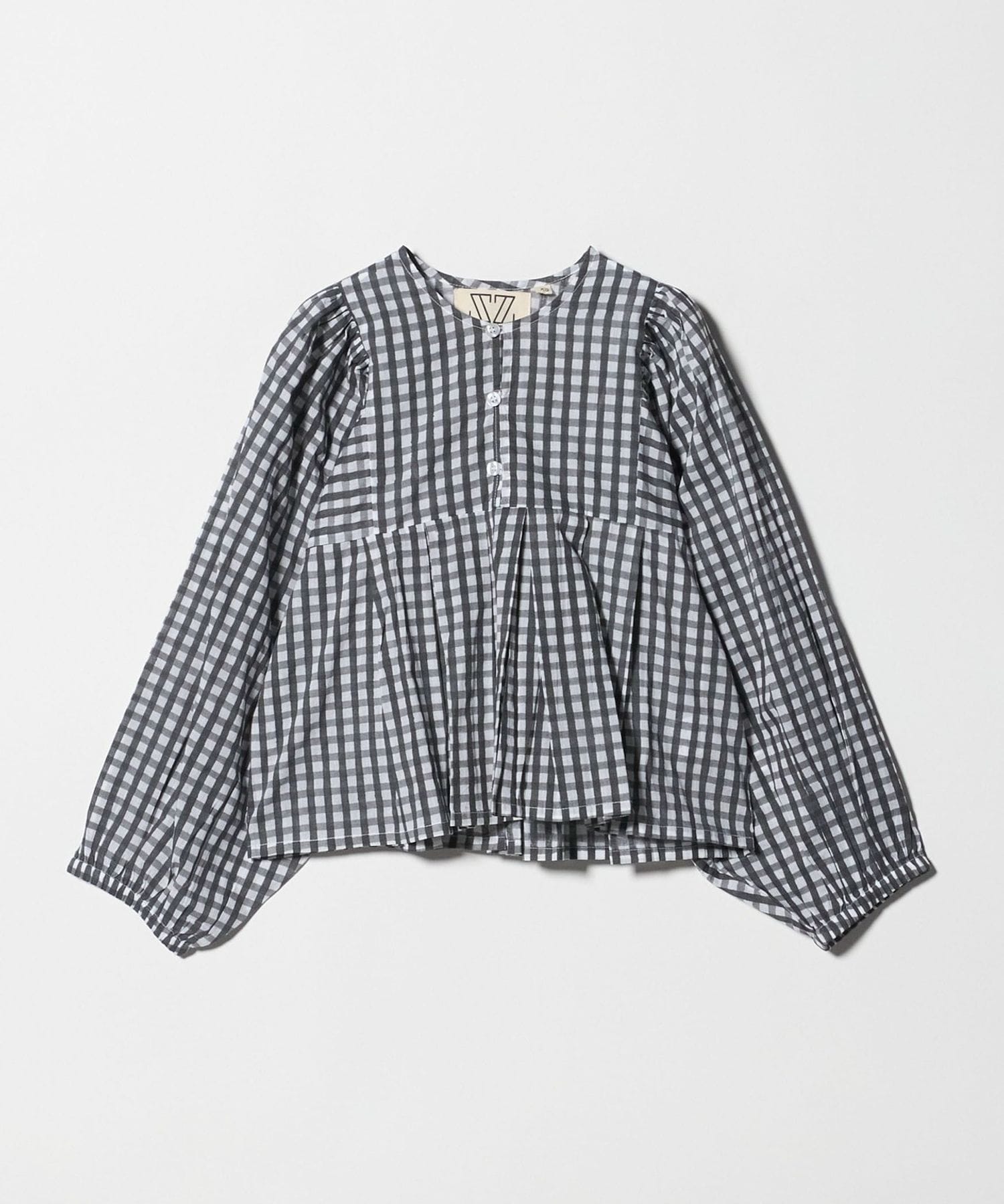 SZ Blockprints＞ギンガムチェック ブラウス