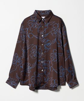UNITED ARROWS/アブストラクトフラワー シャツ ‐ウォッシャブル‐/シャツ / ブラウス